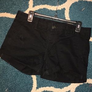 American Eagle Size 10 Midi Black Shorts
